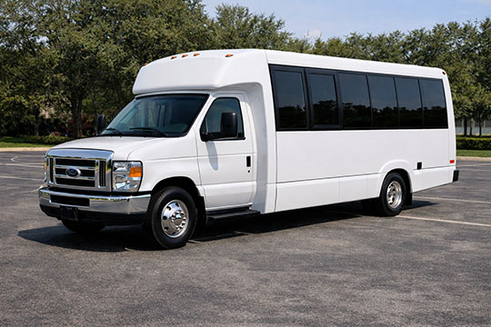 18-passenger minibus available for charter in Montgomery, TX