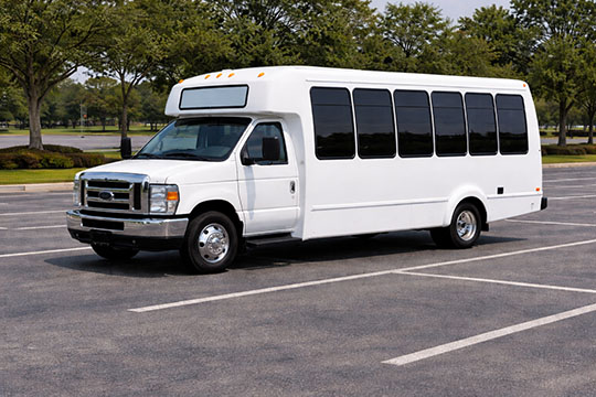 20-passenger minibus available for charter in Montgomery, TX